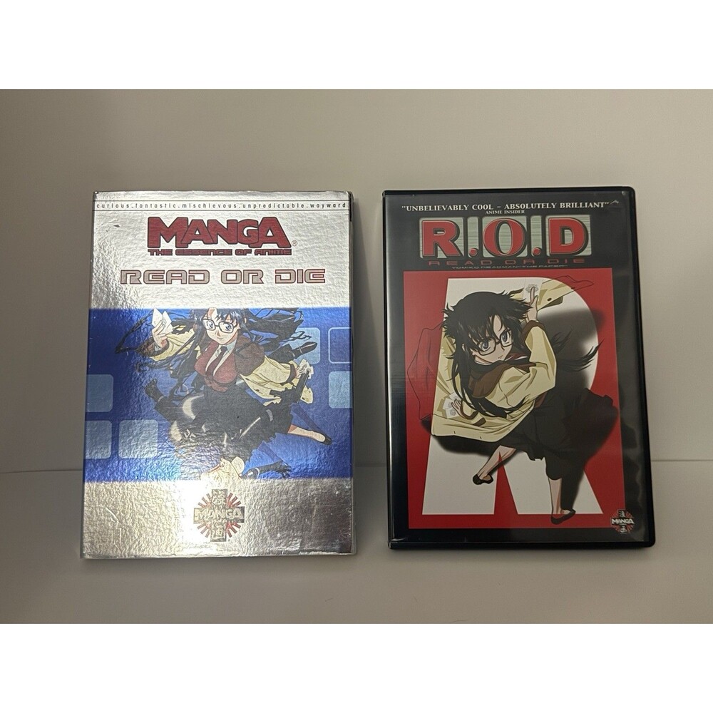 Read or Die ROD Anime DVD Video Manga The Essence of Anime With Rare Slipcover
